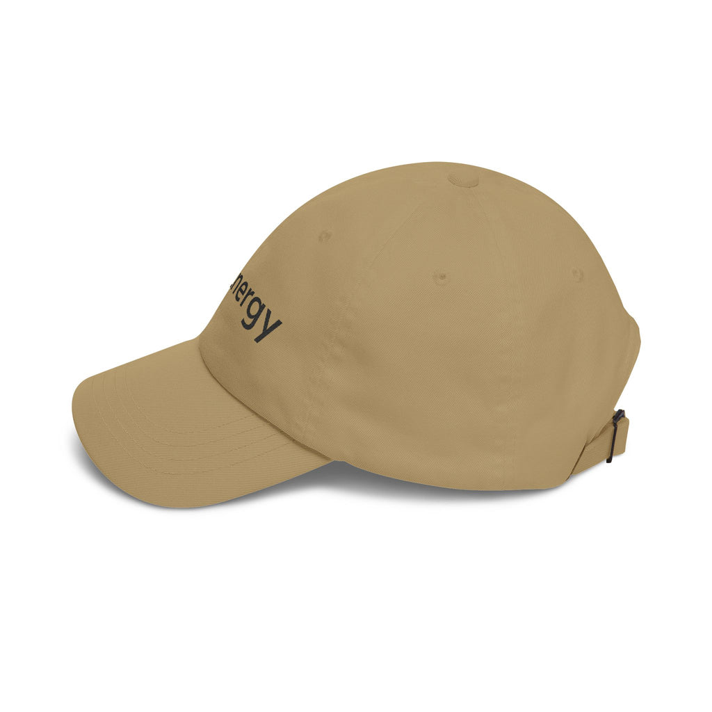 Low Energy Dad Cap — Funny Minimalist Embroidered Baseball Hat