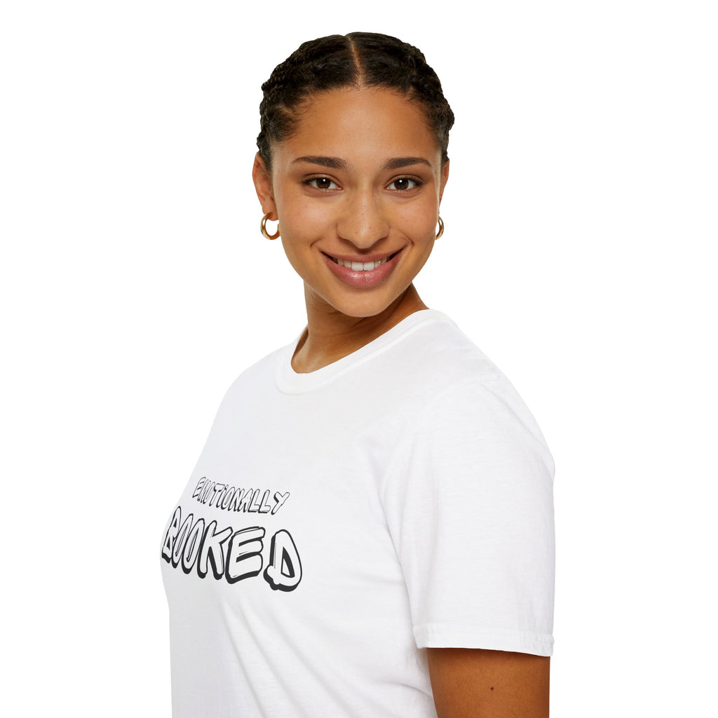 Emotionally Booked T-Shirt — Funny Booklover Graphic Tee