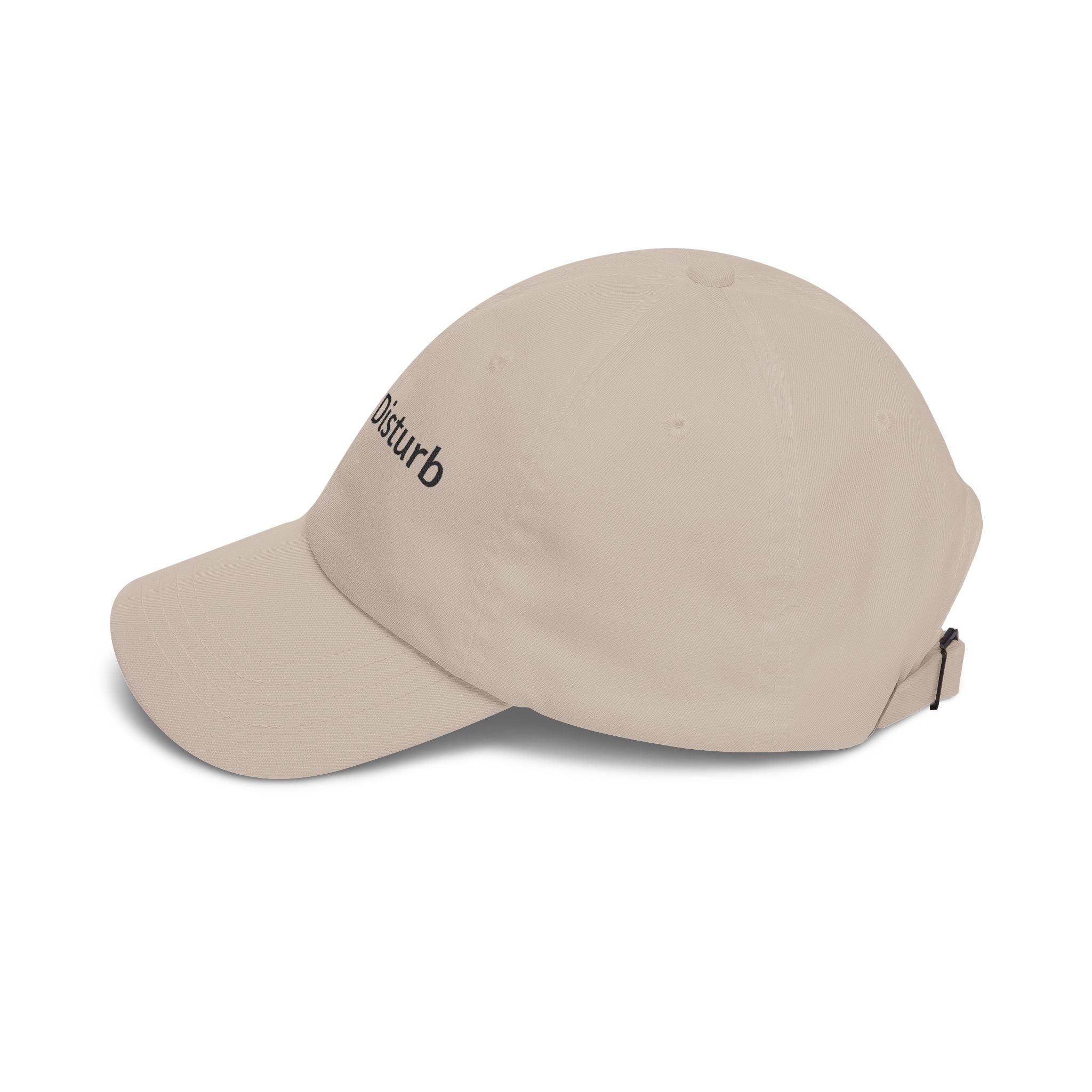 Do Not Disturb Dad Cap — Embroidered White Baseball Hat