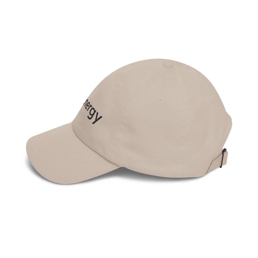 Low Energy Dad Cap — Funny Minimalist Embroidered Baseball Hat