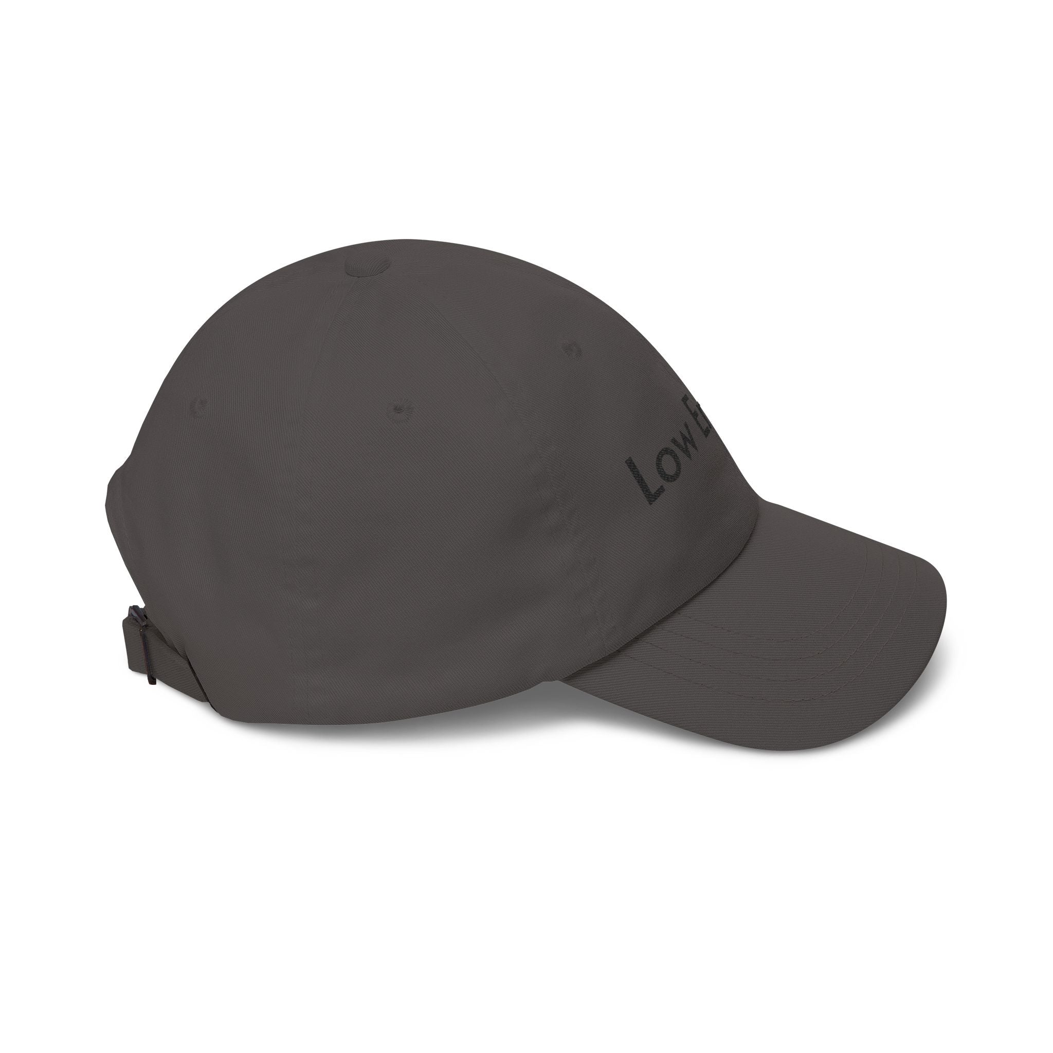Low Energy Dad Cap — Funny Minimalist Embroidered Baseball Hat