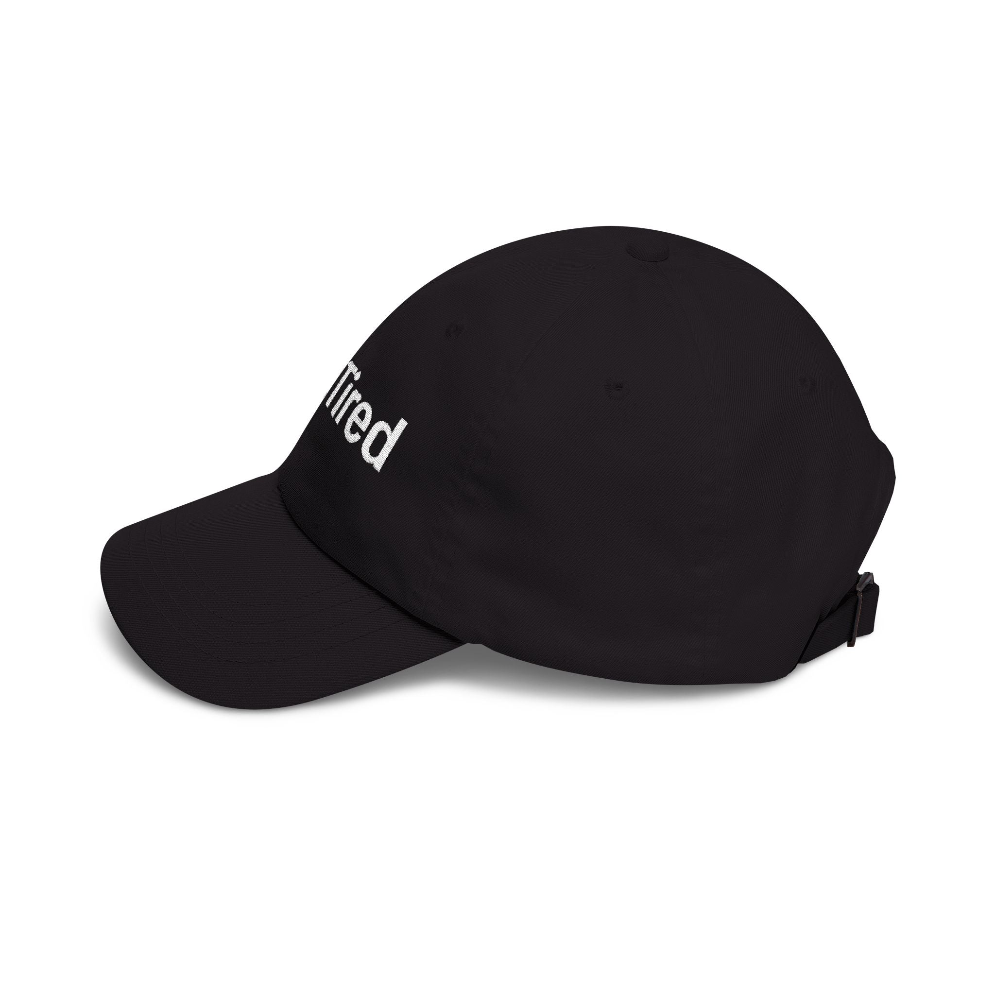 Camouflage 'Just Tired' Dad Cap — Camo Baseball Hat for Tired Parents & Outdoor Fans
