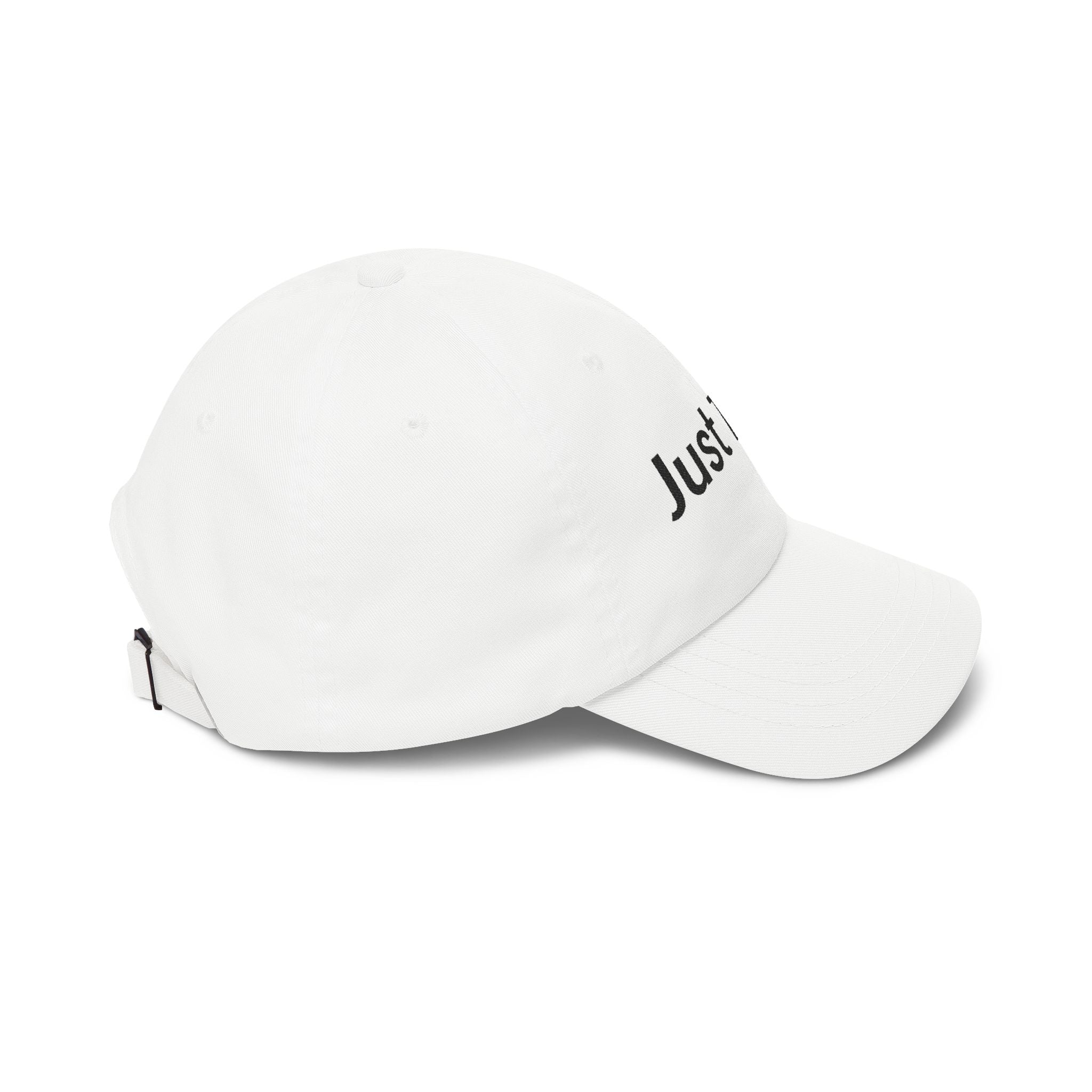 Just Tired Cap — Minimal Embroidered Casual Baseball Hat for Everyday Wear