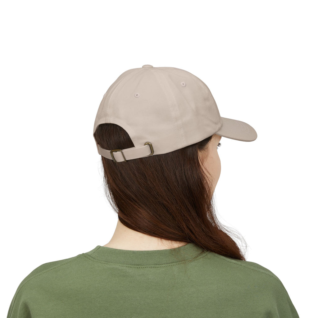 Do Not Disturb Dad Cap — Embroidered White Baseball Hat