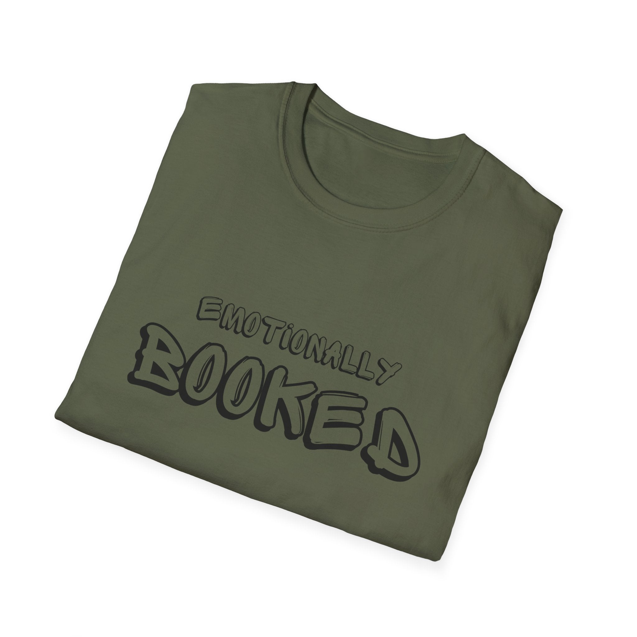 Emotionally Booked T-Shirt — Funny Booklover Graphic Tee