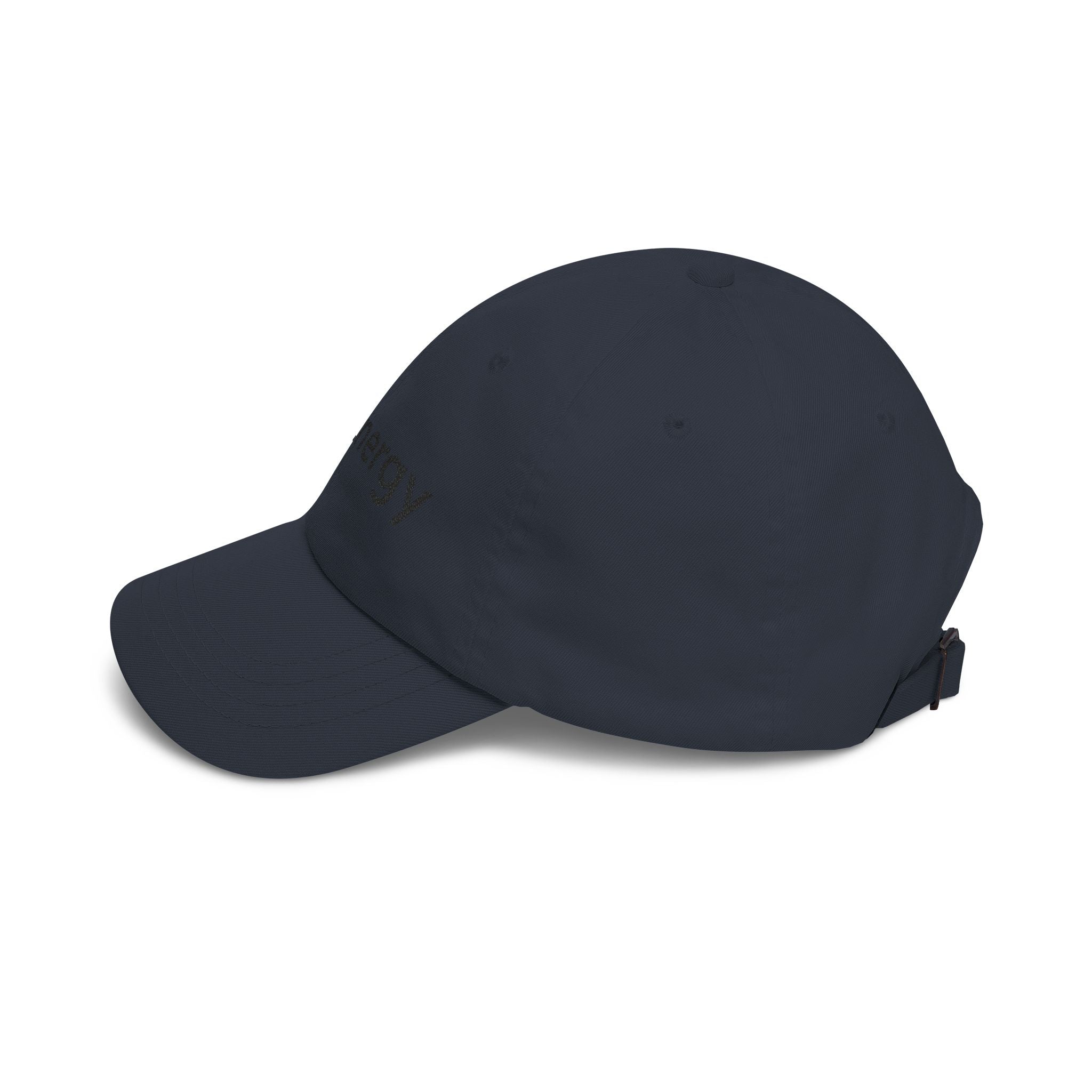 Low Energy Dad Cap — Funny Minimalist Embroidered Baseball Hat
