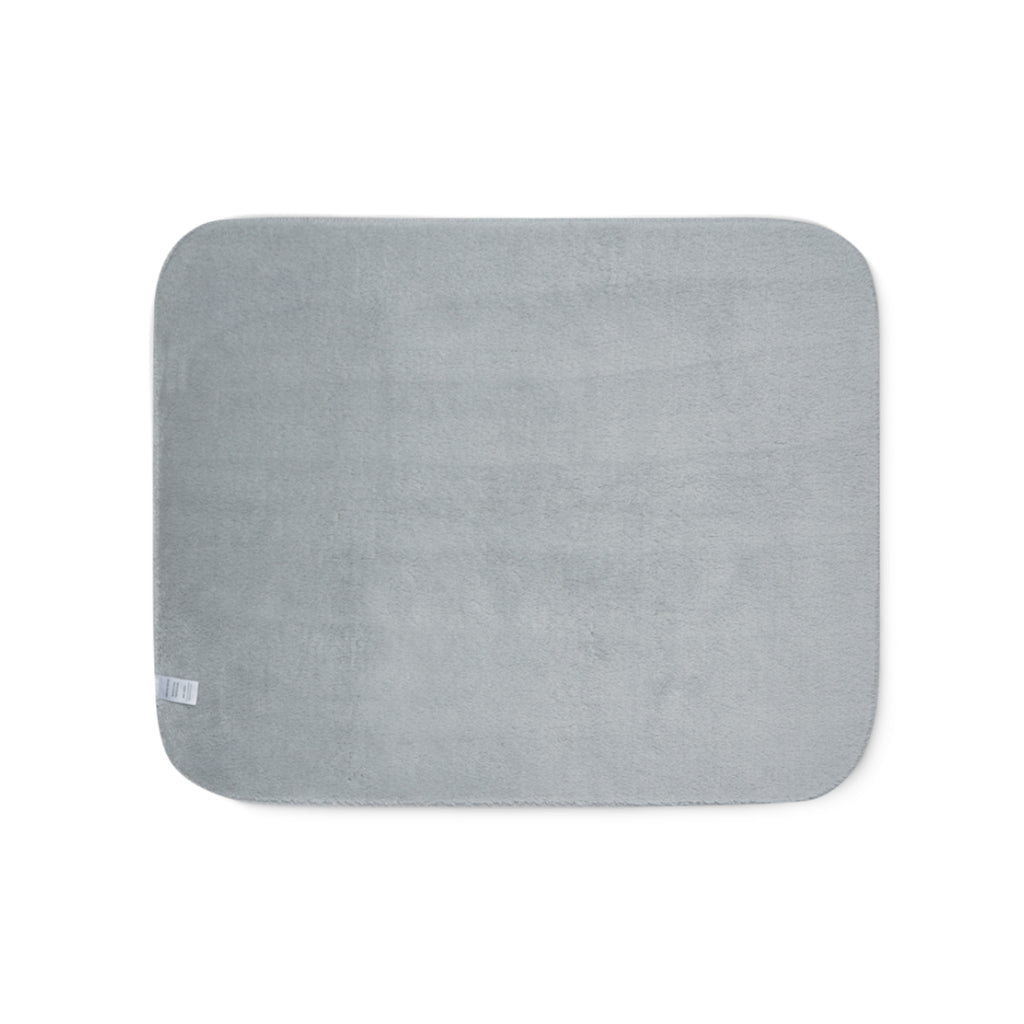 Do Not Disturb Sherpa Blanket — Cozy Two-Tone Throw for Relaxing & Naptime