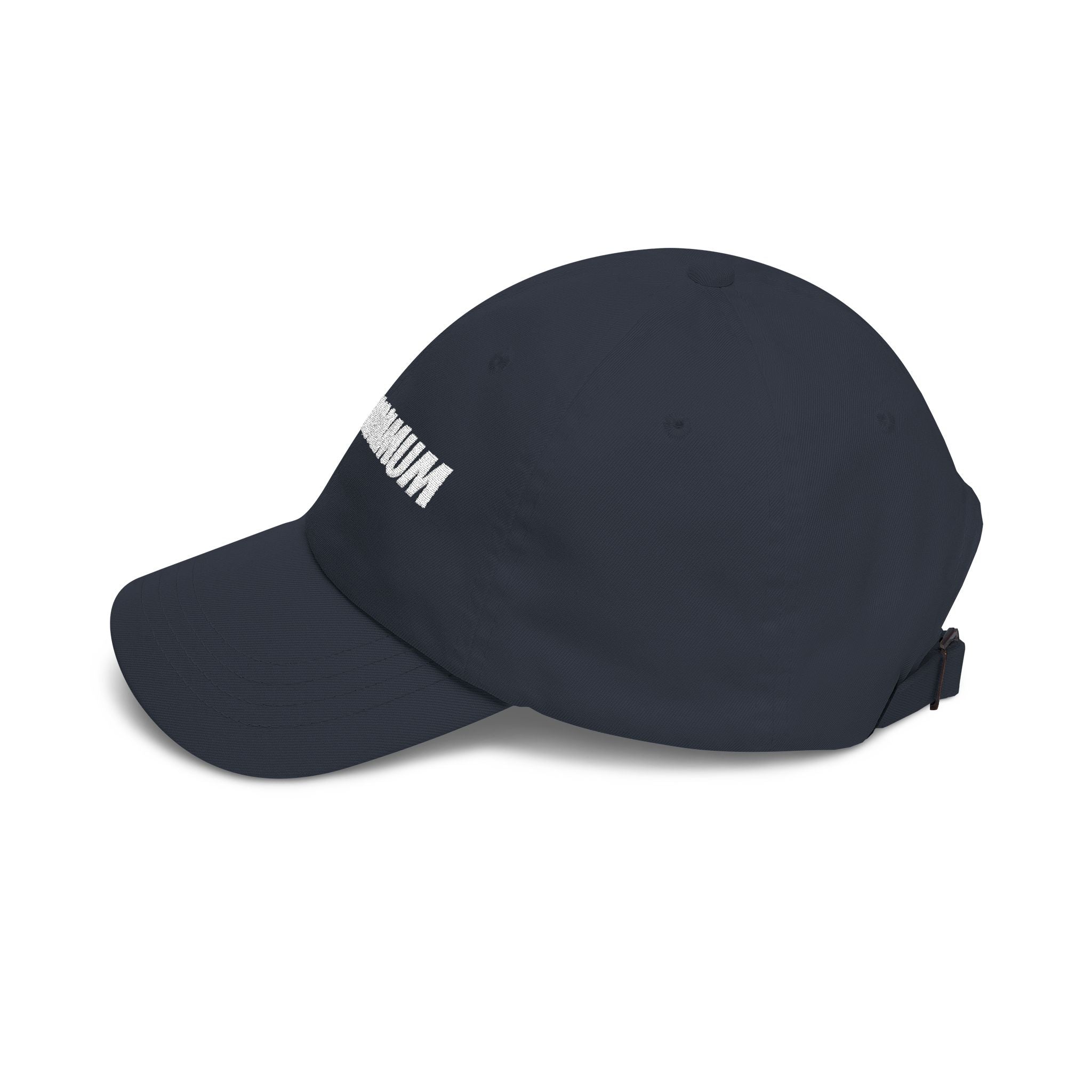 'Bare Minimum' Classic Dad Cap — Minimalist Embroidered Baseball Hat