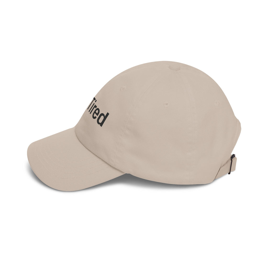 Just Tired Cap — Minimal Embroidered Casual Baseball Hat for Everyday Wear