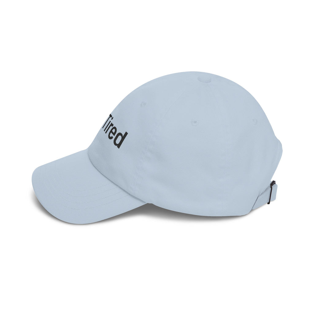 Just Tired Cap — Minimal Embroidered Casual Baseball Hat for Everyday Wear