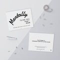 Wall Calendar — "January: New Year, Same Exhaustion" Minimalist Monthly Humor Calendar